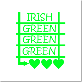 Irish Green Posters and Art